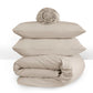 Latte Cotton Oxford Pillowcase (Pair) - 250 / 500 Thread Count