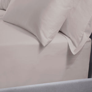 Silver Cotton Fitted Sheet - 250 / 500 Thread Count