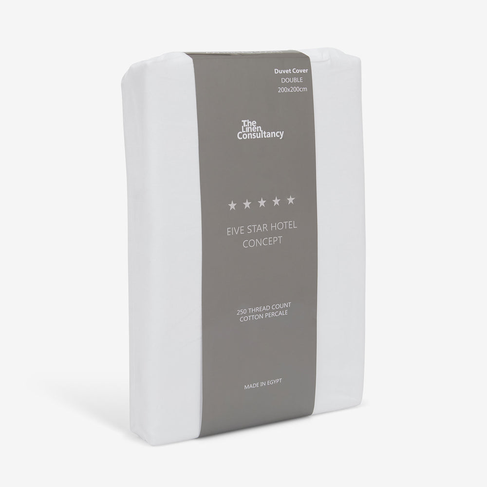 White Cotton Fitted Sheet - 250 / 500 Thread Count