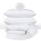 White Cotton Duvet Cover - 250 / 500 Thread Count