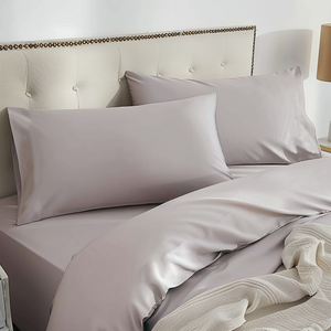 Luff Sleep - Bamboo Silk Flat Sheet (Grey)