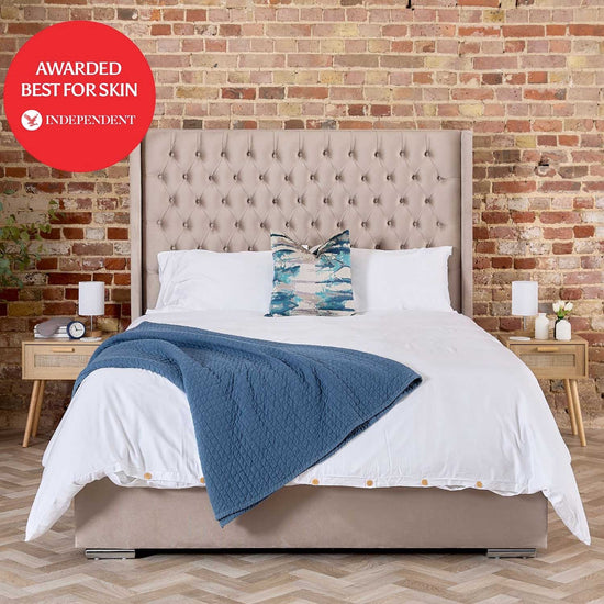 Bamboo Silk Duvet Set (White) - Luff Sleep