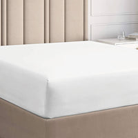 White Bamboo Fitted Sheet