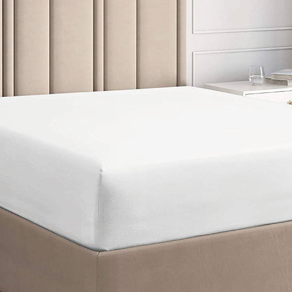 White Bamboo Fitted Sheet