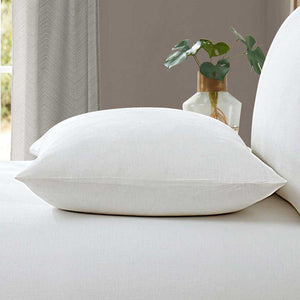 White Linen Pillowcase (Pack of 2)