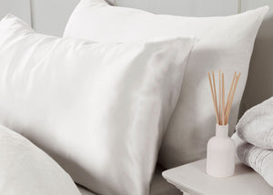 White Silk Pillowcase