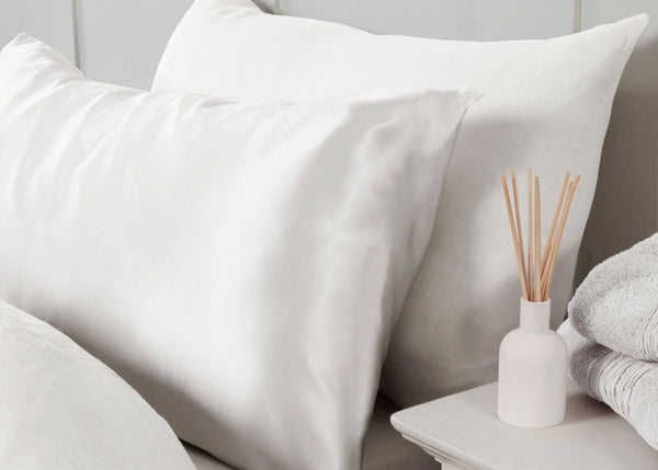 White Silk Pillowcase