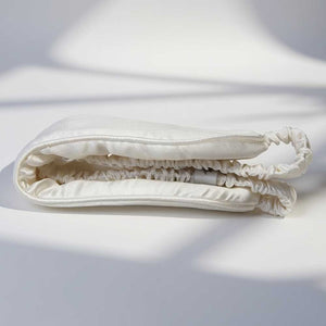 White Mulberry Silk Eye Mask