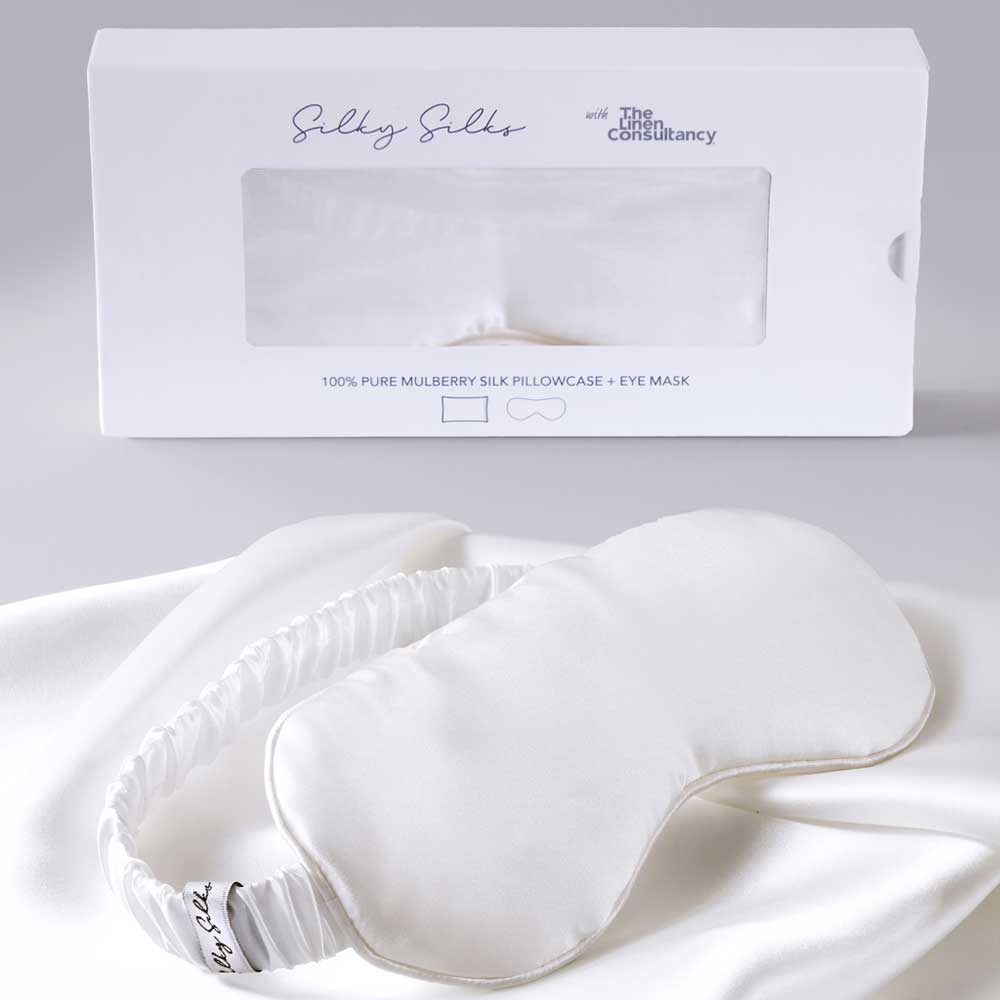 Silky Silks Mulberry Silk Pillowcase & Eye Mask Gift Set