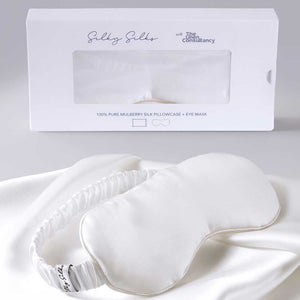Silky Silks Mulberry Silk Pillowcase & Eye Mask Gift Set